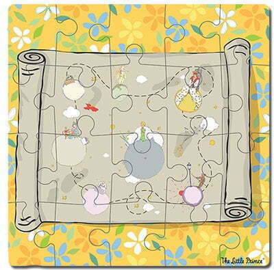 Kids Puzzle The Little Prince Explores for 3+ years+ Years 24pcs Le Petit Prince