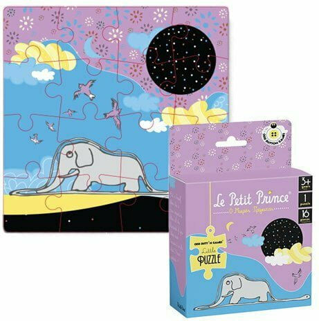 Kids Puzzle Little Prince The Elephant for 3+ years+ Years 16pcs Le Petit Prince