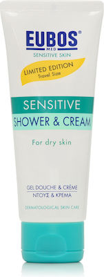 Eubos Sensitive Shower & Cream Flüssig für den Körper 100ml