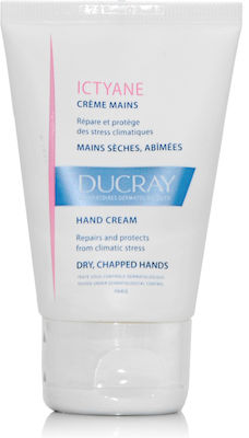 Ducray Ictyane Creme Mains Ενυδατική Κρέμα Χεριών 50ml