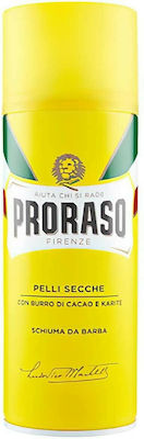 Proraso Yellow Shaving Foam for Dry & Sensitive Skin 400ml