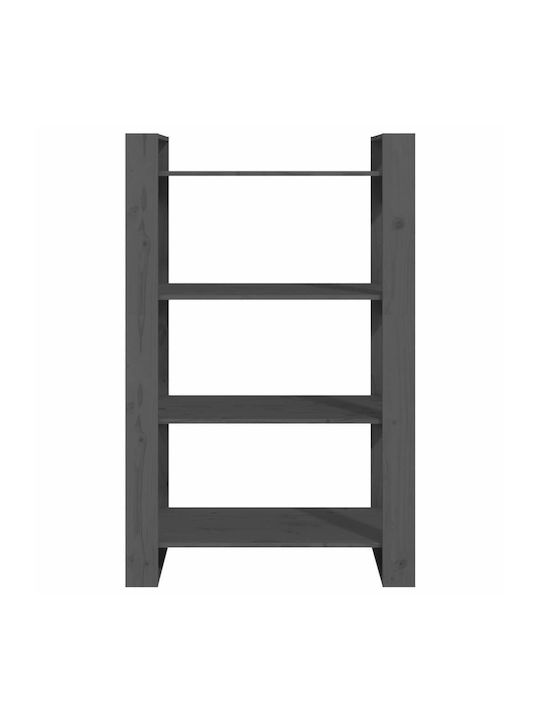 Bibliotecă Gri 80x35x125 cm