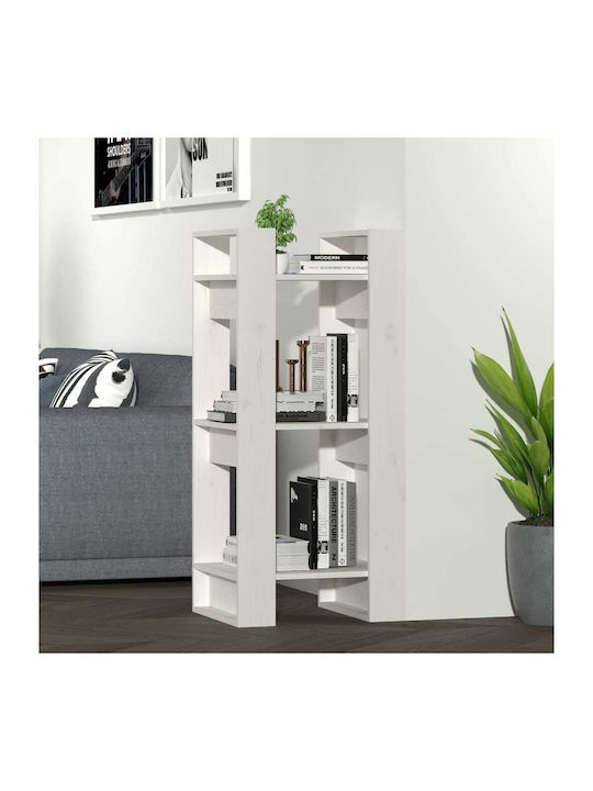 Shelving Unit Floor White 41x35x91cm