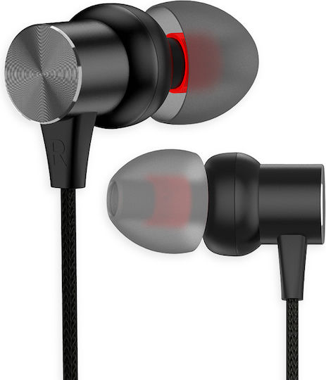 Leewello EJ-060 In-Ear Freihändig Kopfhörer mit Stecker 3.5mm Schwarz