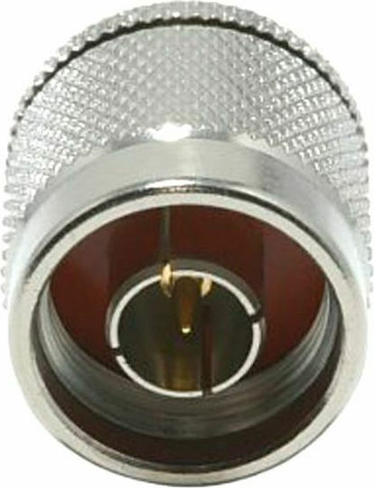E-ZY EZ-RPSMAJ2NM Μετατροπέας SMA male σε N-Connector male Ασημί 1τμχ