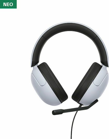 Sony INZONE H3 Over Ear Gaming Headset with 3.5 mm Connectivity White for PS4