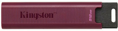 Kingston DataTraveler Max 512GB USB 3.2 Stick Κόκκινο