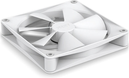 NZXT F140P Case Fan 1500rpm 99.68cfm Without LED Lighting And 4-Pin PWM Connection White