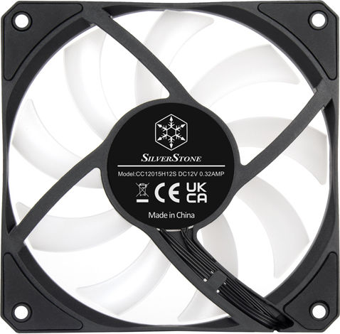 Silverstone Air Slimmer 120 Вентилатор За Кутия (1800 Оборота / 63.67 CFM) С ARGB Осветление И 4-Изводна ШИМ Свързване