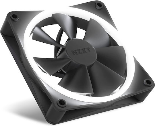 NZXT F120 Case Fan (1800rpm / 50.18cfm) με RGB Φωτισμό και Σύνδεση 4-Pin PWM