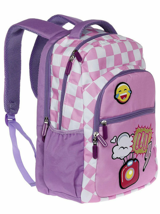 Lyc Sac School Bag Backpack Elementary, Elementary in Pink color