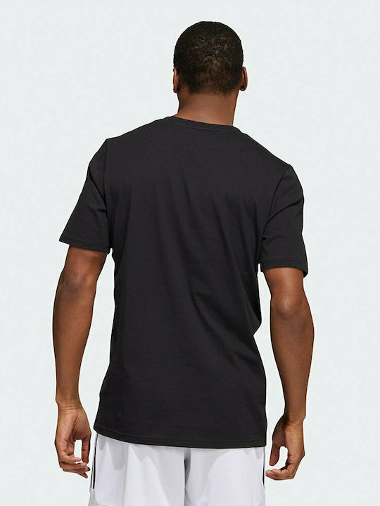 Adidas Skates Men's Short Sleeve T-shirt Black