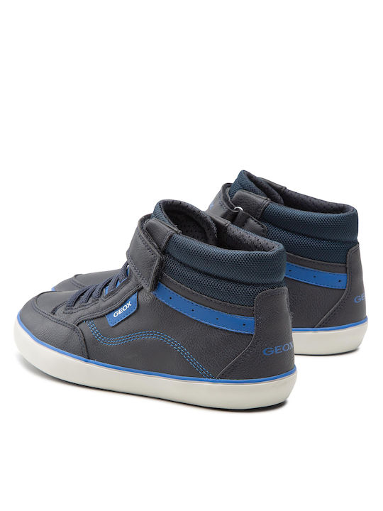 Geox Παιδικά Sneakers High J Gisli B B Ανατομικά για Αγόρι Navy Μπλε