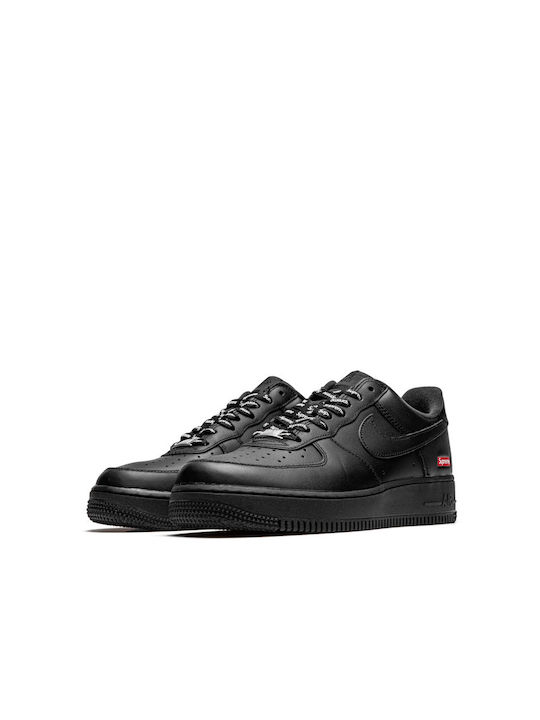 Nike Air Force 1 Low Supreme Ανδρικά Sneakers Μαύρα