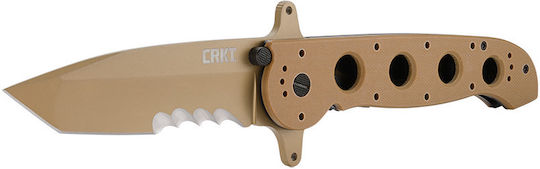 Columbia River Knives Special Forces Desert Tanto Large Pocket Knife Beige