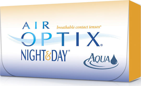 Air Optix Night & Day Aqua 3 Μηνιαίοι Φακοί Επαφής Σιλικόνης Υδρογέλης
