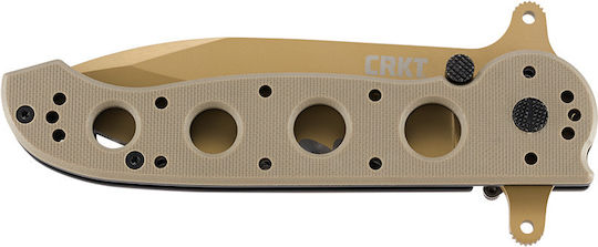 Columbia River Knives Special Forces Drop Point Veff Serrations Knife Beige