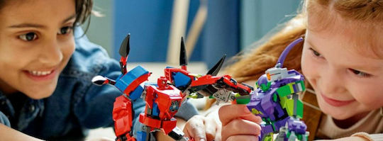LEGO Spider-Man Spider Man & Green Goblin Mech Battle για 7+ Ετών 296τμχ