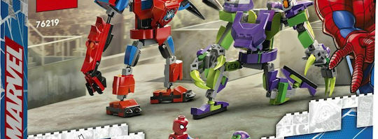 LEGO Spider-Man Spider Man & Green Goblin Mech Battle για 7+ Ετών 296τμχ