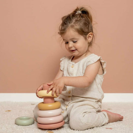 Little Dutch Παιχνίδι Πυραμίδα Sorting Pyramid With Rings για 6+ Μηνών