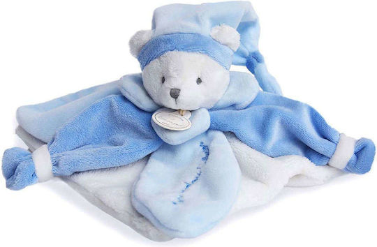 Doudou et Compagnie Baby Cloth J'aime Mon Doudou Collector's Bear Light Blue