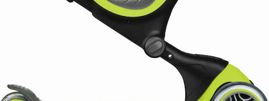 Globber Kids Scooter Go-Up Deluxe 3-Wheel with Seat for 3+ Years Green