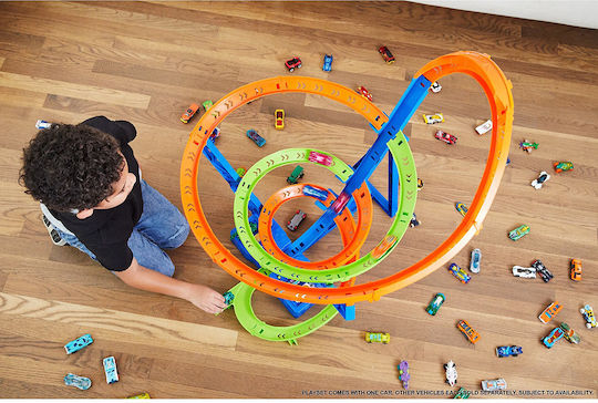 Hot Wheels Spiral Speed Crash Πίστα για 5+ Ετών