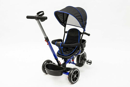 Ecotoys Kinderdreiräder mit Elterngriff für 1-3 Jahre Blau