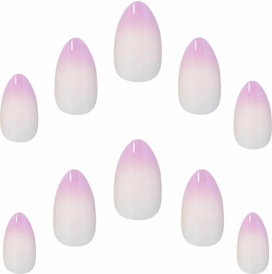 Elegant Touch Tipps für falsche Nägel in Rosa Farbe 24Stück 4022770
