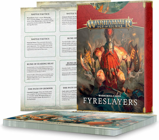Games Workshop Warscroll Cards: Fyreslayers Deck