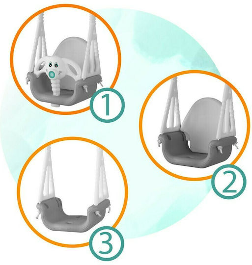 Ricokids Plastic with Protector Swing Elephant for 6+ months