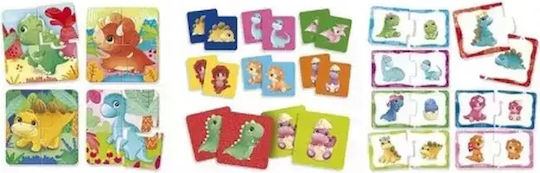 Kids Puzzle Carotina Baby Dinoland for 1+ Years 16pcs Lisciani Giochi