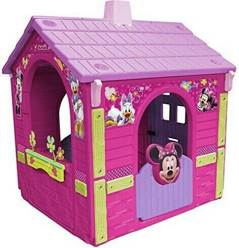 Injusa Kids Playhouse Country House Minnie Fuchsia 97.5x109x121.5cm