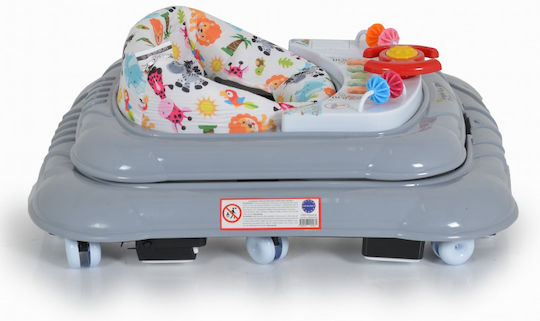 Moni Jungle Fun Baby Walker for 6+ Months Pink