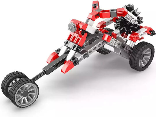 Engino Plastic Construction Toy Inventor Motorized Race Car for Children 8+ years old+ Years
