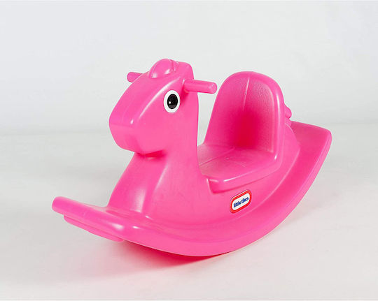 Little Tikes Rocking Plastic Rocking Toy Horse for 12+ months with Max Load Capacity 23kg Fuchsia