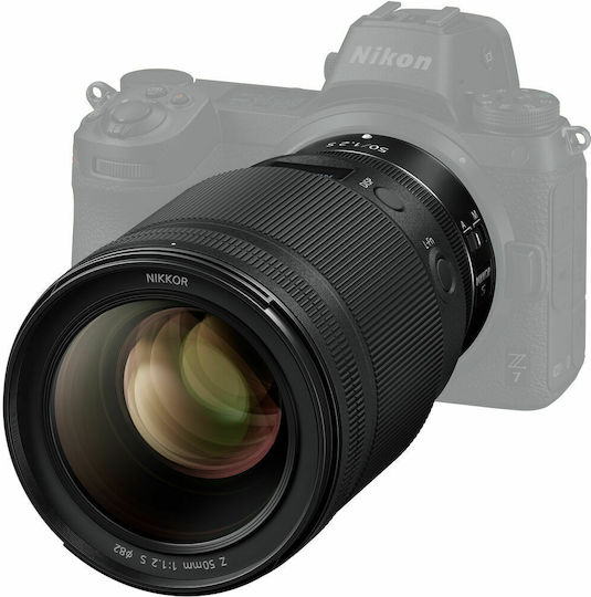 Nikon Full Frame Camera Lens NIKKOR Z 50mm f/1.2 S Fixed for Nikon Z Mount Black