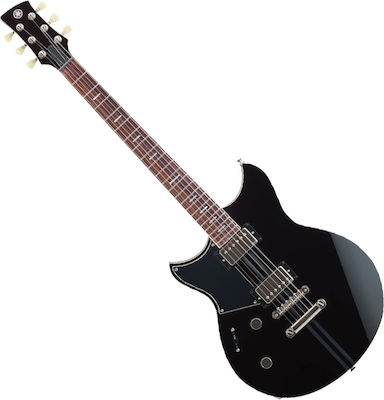 Yamaha Left-Handed Electric Guitar Revstar RSS20 with HH Pickups Layout, Rosewood Fretboard in Black