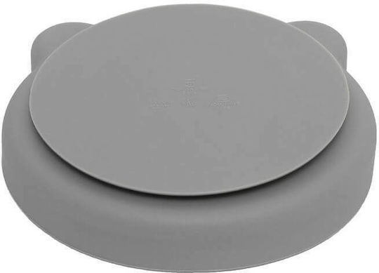 Petit Monkey Baby Food Plate Bear made of Silicone Green