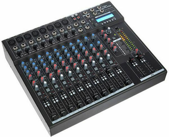 The t.mix Xmix 1402 FXMP USB Αναλογική Κονσόλα 14 Καναλιών με Phantom Power & 8 Εισόδους XLR & Bluetooth