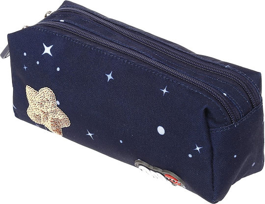 Lyc Sac Federmäppchen Zylinderförmig Blau