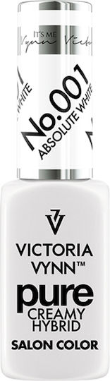Victoria Vynn Pure Creamy Hybrid Ημιμόνιμο Βερνίκι Νυχιών 001 Absolute White 8ml