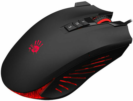 A4Tech V9MA RGB Gaming Ποντίκι 6200 DPI Μαύρο