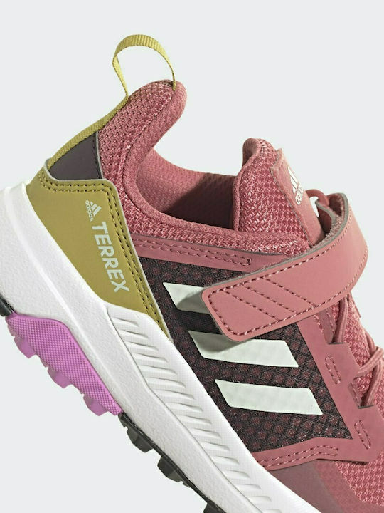 Kids Hiking Shoes Terrex Trailmaker Waterproof Wonder Red / Linen Green / Pulse Lilac