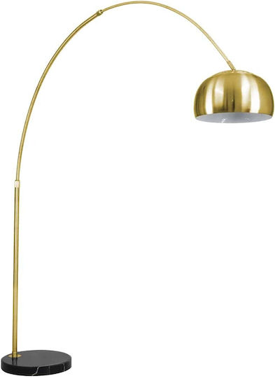 GloboStar Prague Lampa de podea Î220xL210cm. cu Soclu pentru Bec E27 Auriu