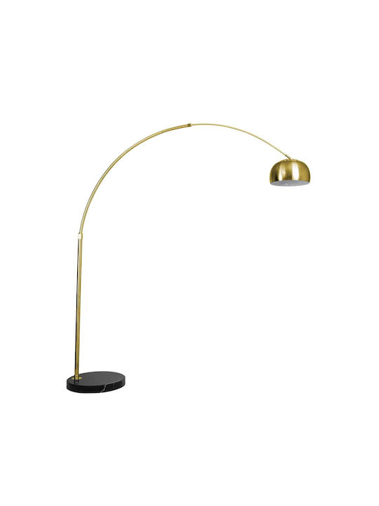 GloboStar Prague Stehleuchte H220xB210cm. mit Fassung für Lampe E27 Gold