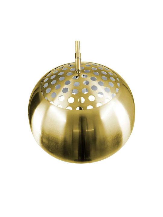 GloboStar Prague Stehleuchte H220xB210cm. mit Fassung für Lampe E27 Gold