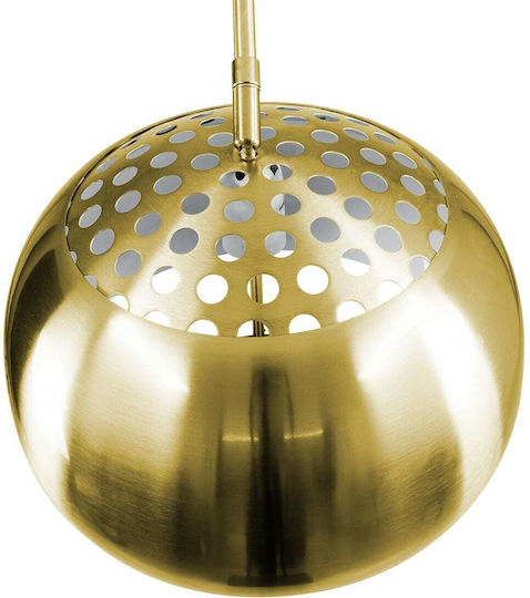 GloboStar Prague Lampa de podea Î220xL210cm. cu Soclu pentru Bec E27 Auriu