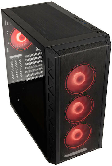 Kolink Citadel Mesh ARGB Full Tower Computer Case with Window Panel Black