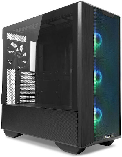 Lian Li Lancool III RGB Gaming Midi Tower Κουτί Υπολογιστή με Πλαϊνό Παράθυρο Μαύρο